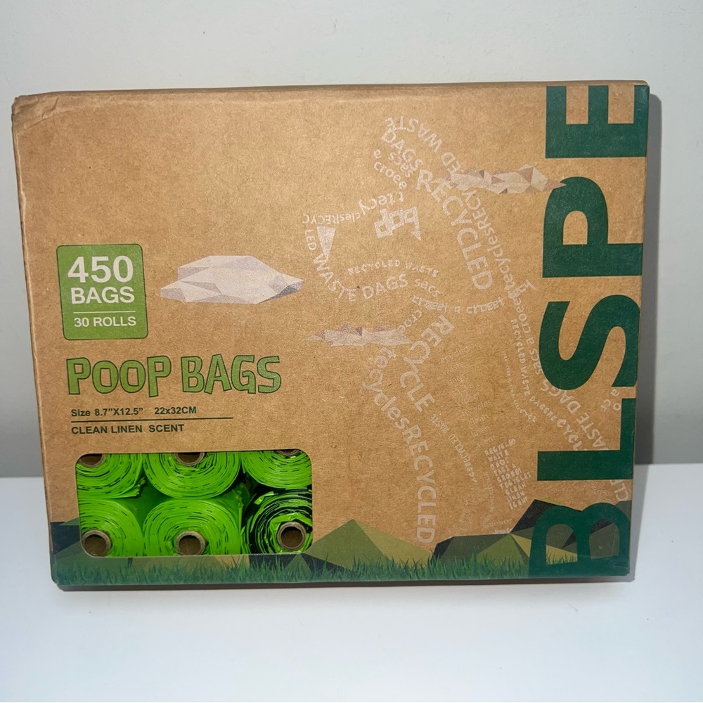 BLSPE Eco-Friendly Green Dog Poop Bags